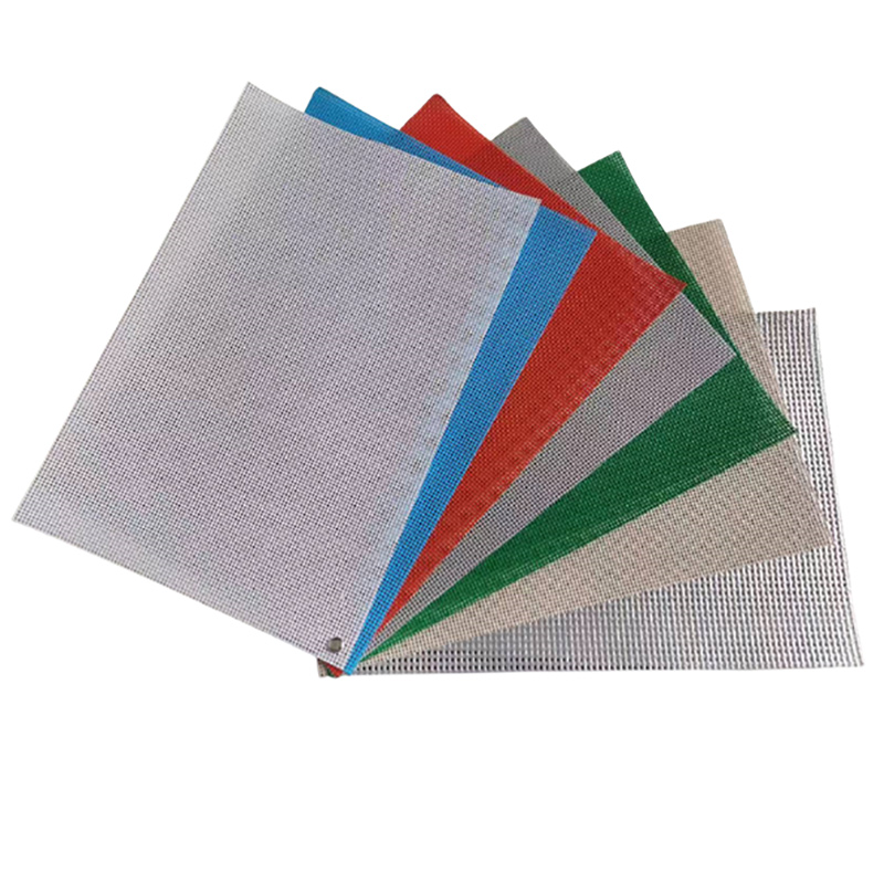 PVC Coated Polyester Mesh Fabric for Banner in Boulevard