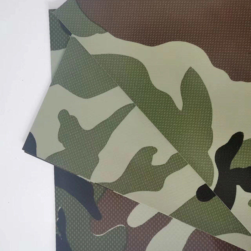 Camouflage Dust PVC Coated Polyester Tarps