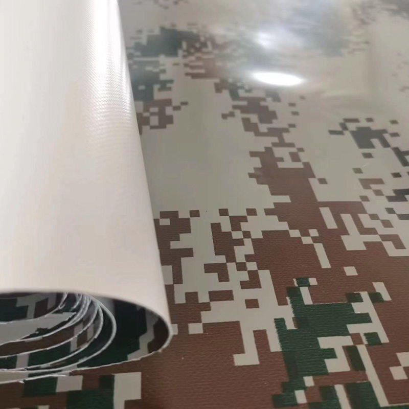Camouflage Dust PVC Coated Polyester Tarps