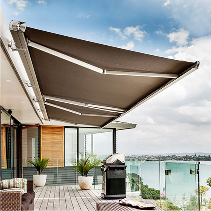 PVC Tarpaulin for Outdoor Folding Arm Full Cassette Awning