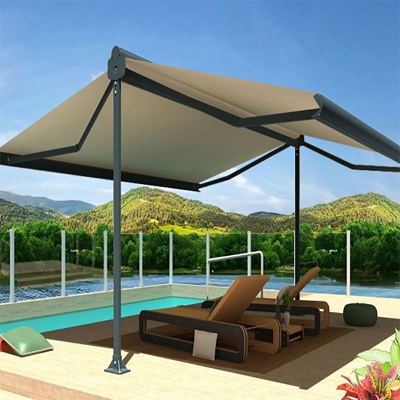 PVC Tarpaulin for Outdoor Folding Arm Full Cassette Awning