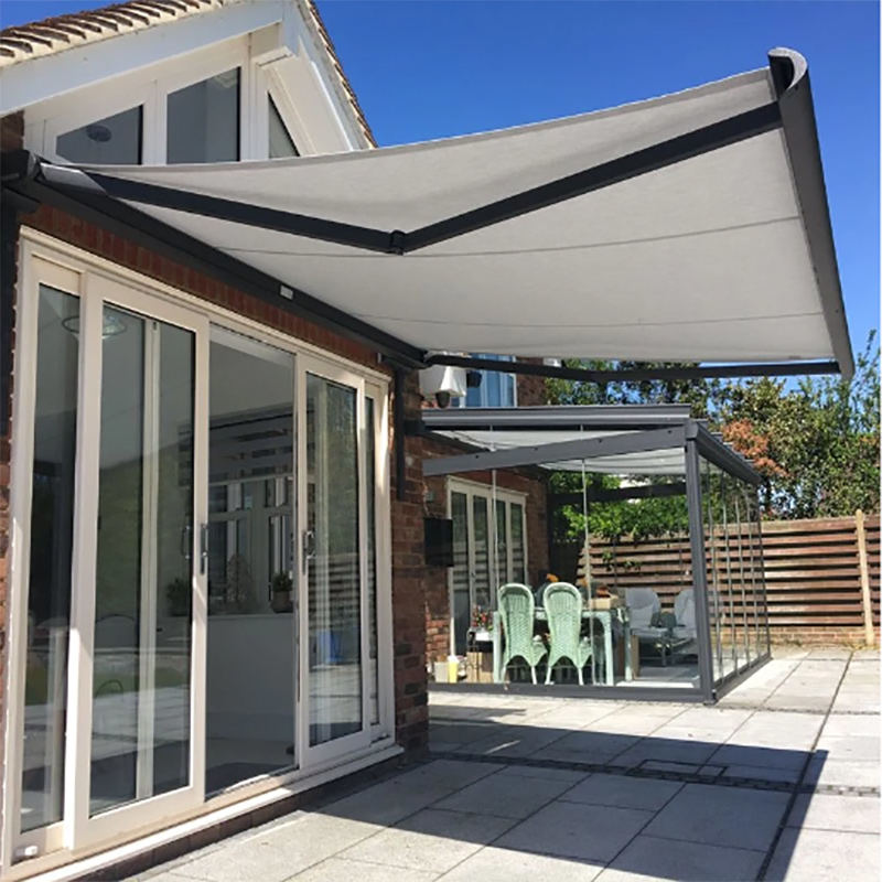 Balcony Outdoor Awning PVC Tarpaulin