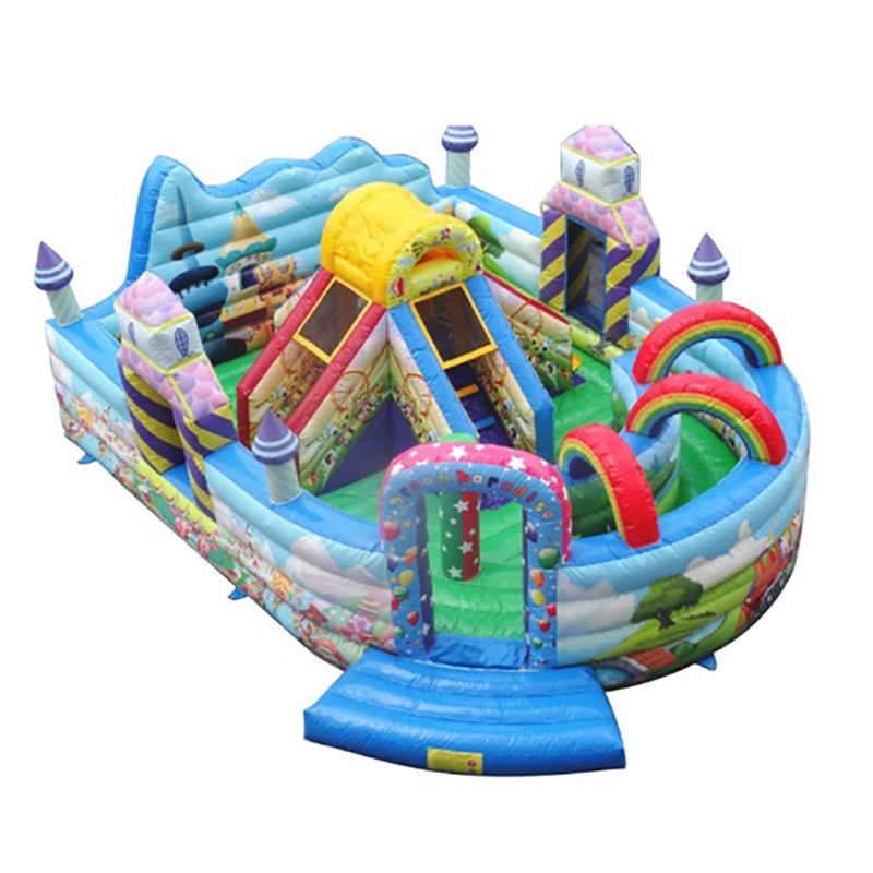 PVC Coated Polyester Fabric for Inflatable Bouncy Castle