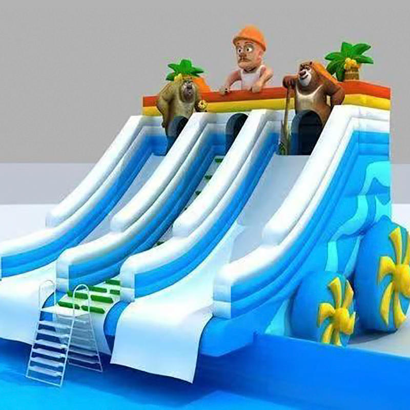 PVC Coated Polyester Fabric for Inflatable Slide