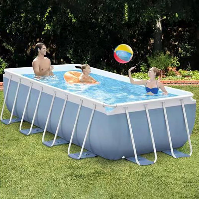 PVC Coated Polyester Fabric for  Above Ground Metal Frame Swimming Pool