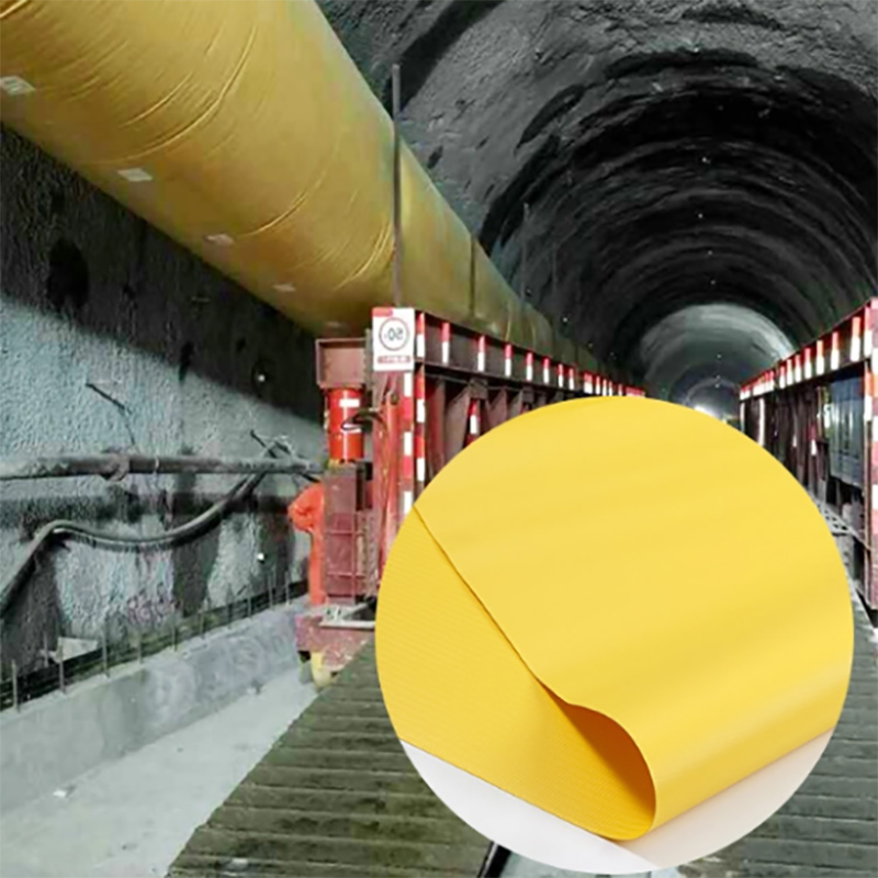 PVC Coated Polyester Fabric for Minig Ventilation System