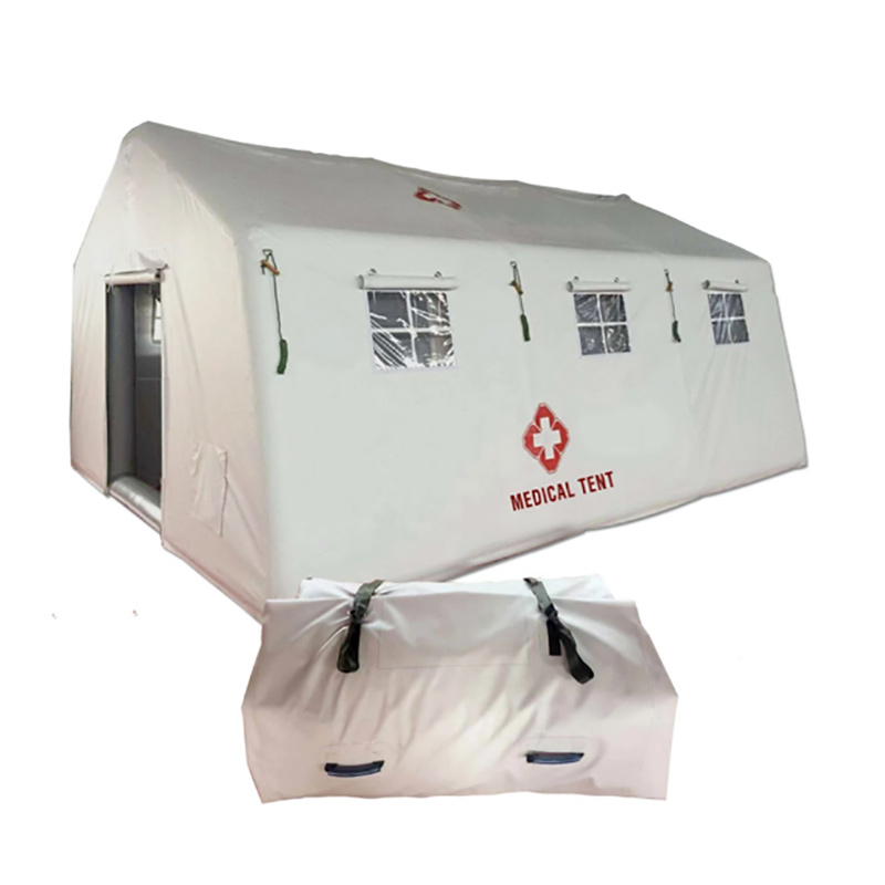 PVC Coated Polyester Fabric for Waterproof Inflatable Medical Hospital Tent for Emergency