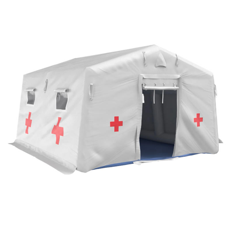 PVC Coated Polyester Fabric for Waterproof Inflatable Medical Hospital Tent for Emergency