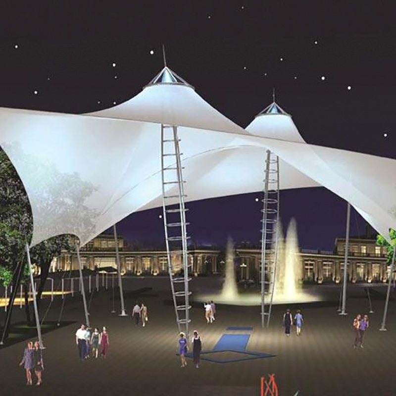 PVC membrane material for Tensile Fabric Tent Structures