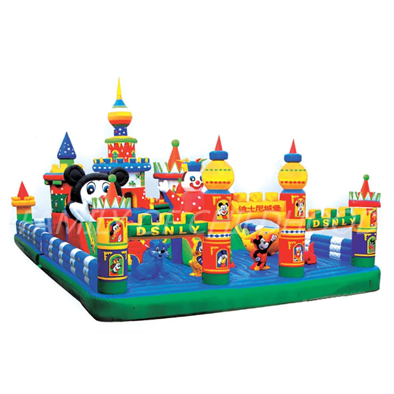 PVC Coated Polyester Fabric for Inflatable Bouncy Castle