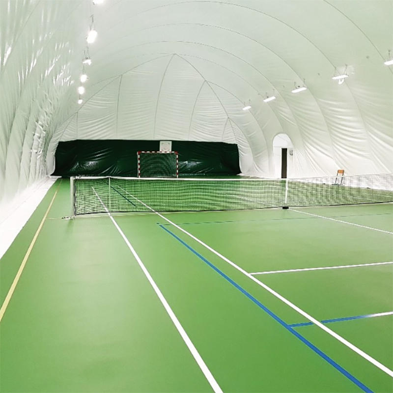 PVC Coated Polyester Fabric for Inflatable Tennis Court