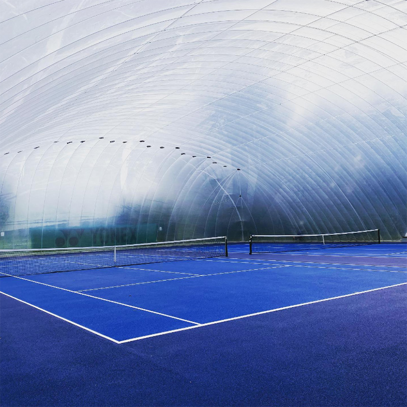 PVC Coated Polyester Fabric for Inflatable Tennis Court