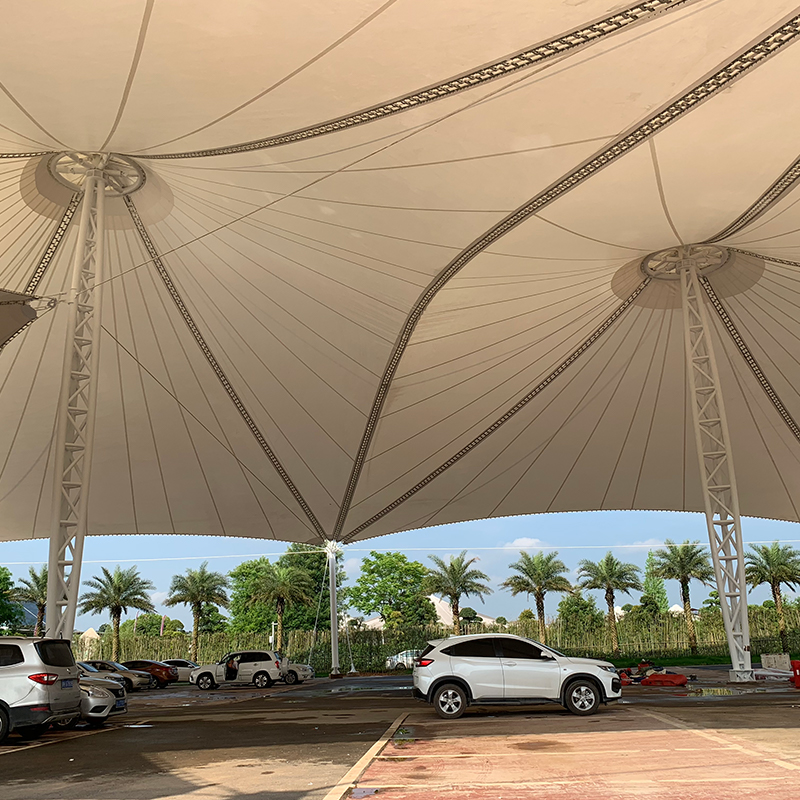 1050G PVDF Tensile Membrane Fabric 1050G PVDF Tensile Membrane Fabric