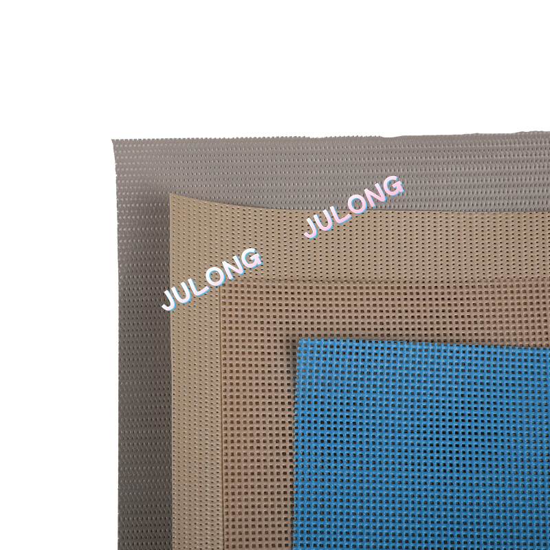 400G PVC Coated Polyester Mesh Fabric For Outdoor Sunshade
