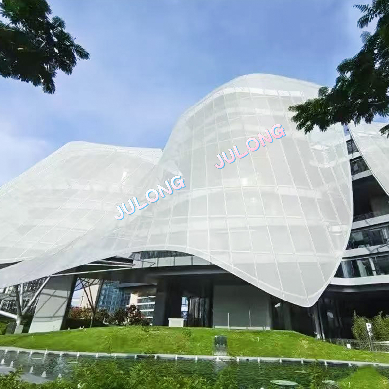 400G PVC Mesh Fabric For Exterior Wall Decoration of Buildings